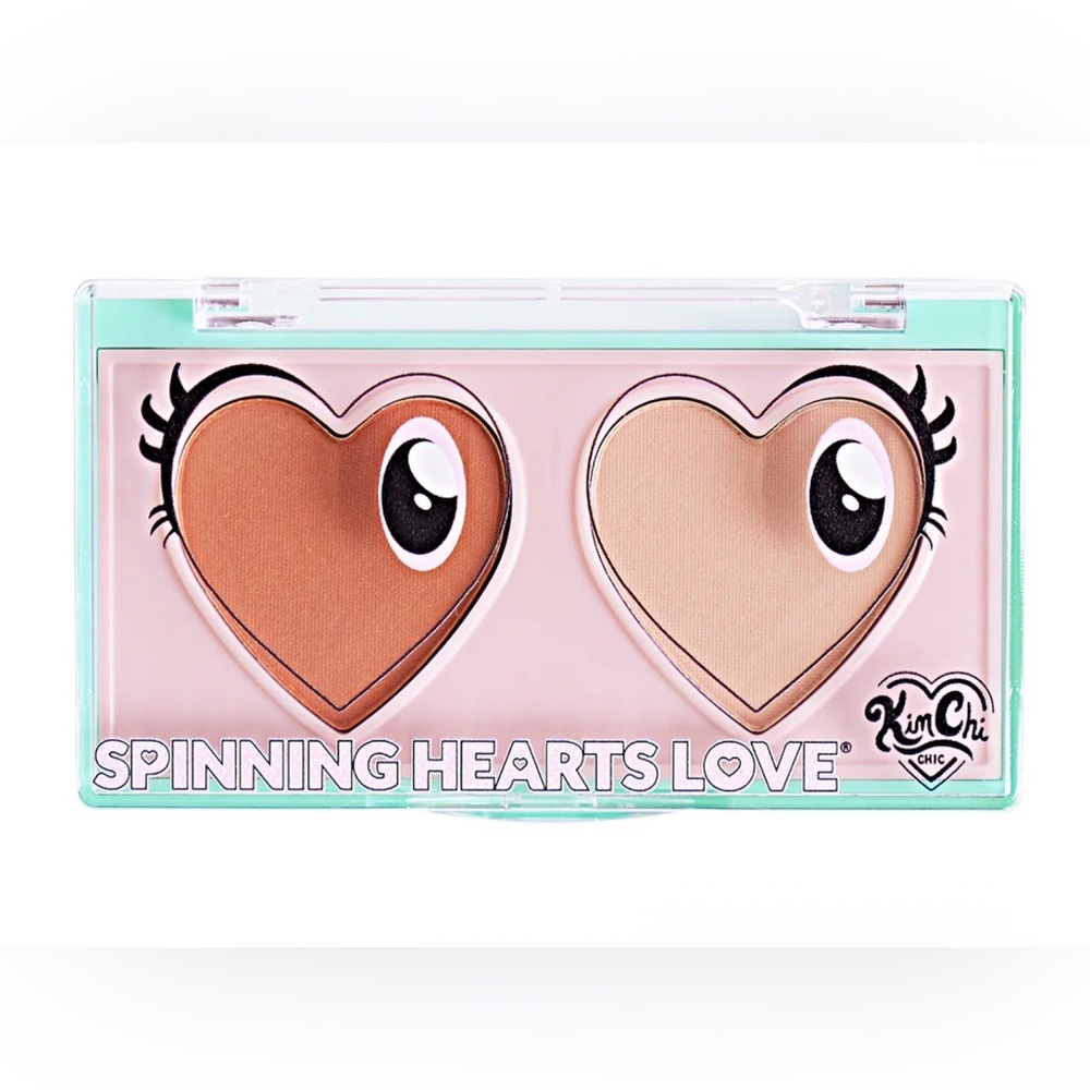 Kimchi Chic Beauty NIB Spinning Hearts Eyeshadow Duo - 08 BOBA MILK TEA
